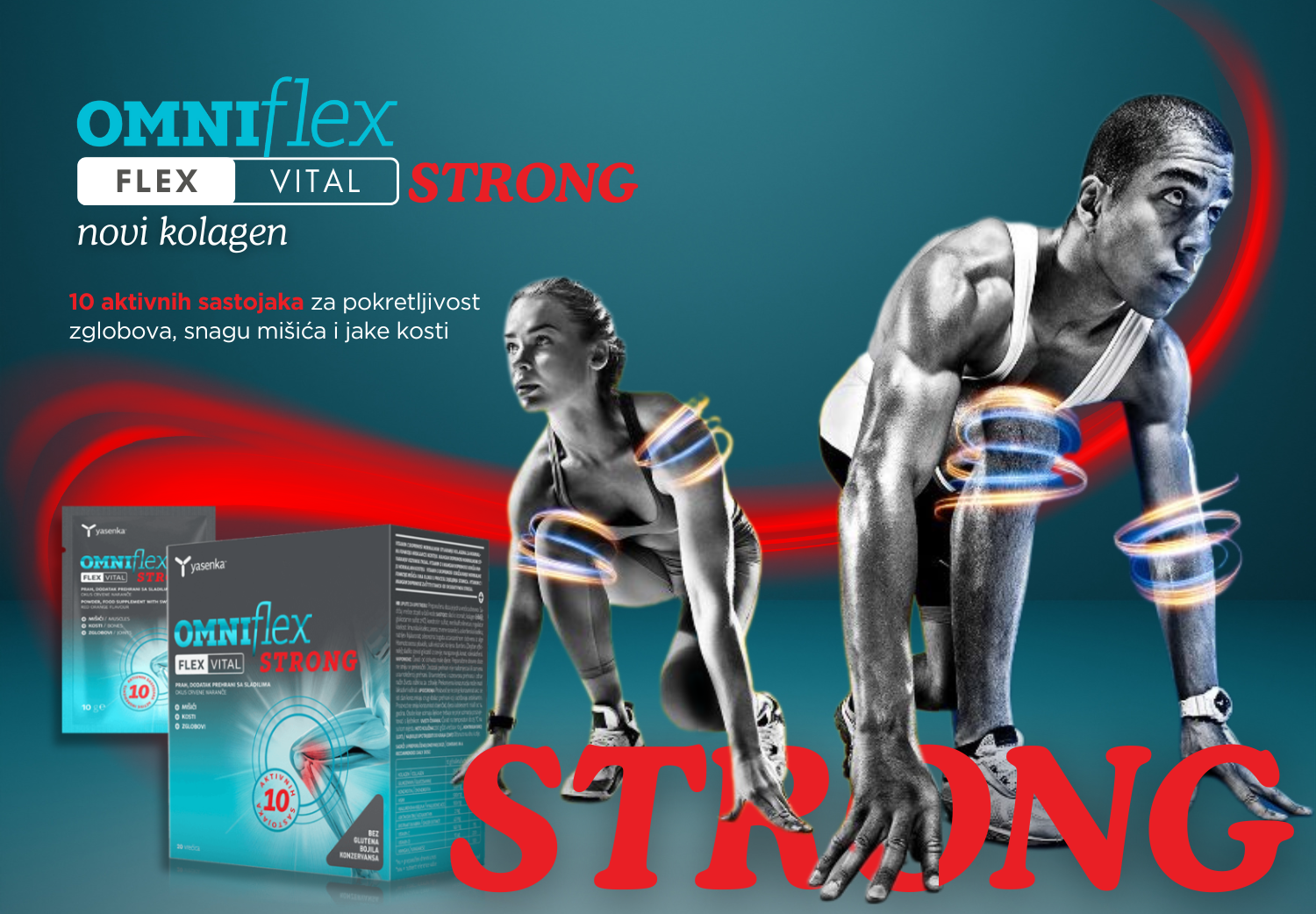 Novi kolagen Omniflex Flexvital Strong za pokretljivost zglobova, snagu mišića i jake kosti